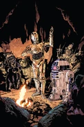 Return of the Jedi 40th Anniversary variant cover "C-3PO the Storyteller"