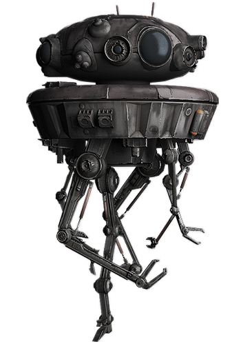 An Imperial probe droid