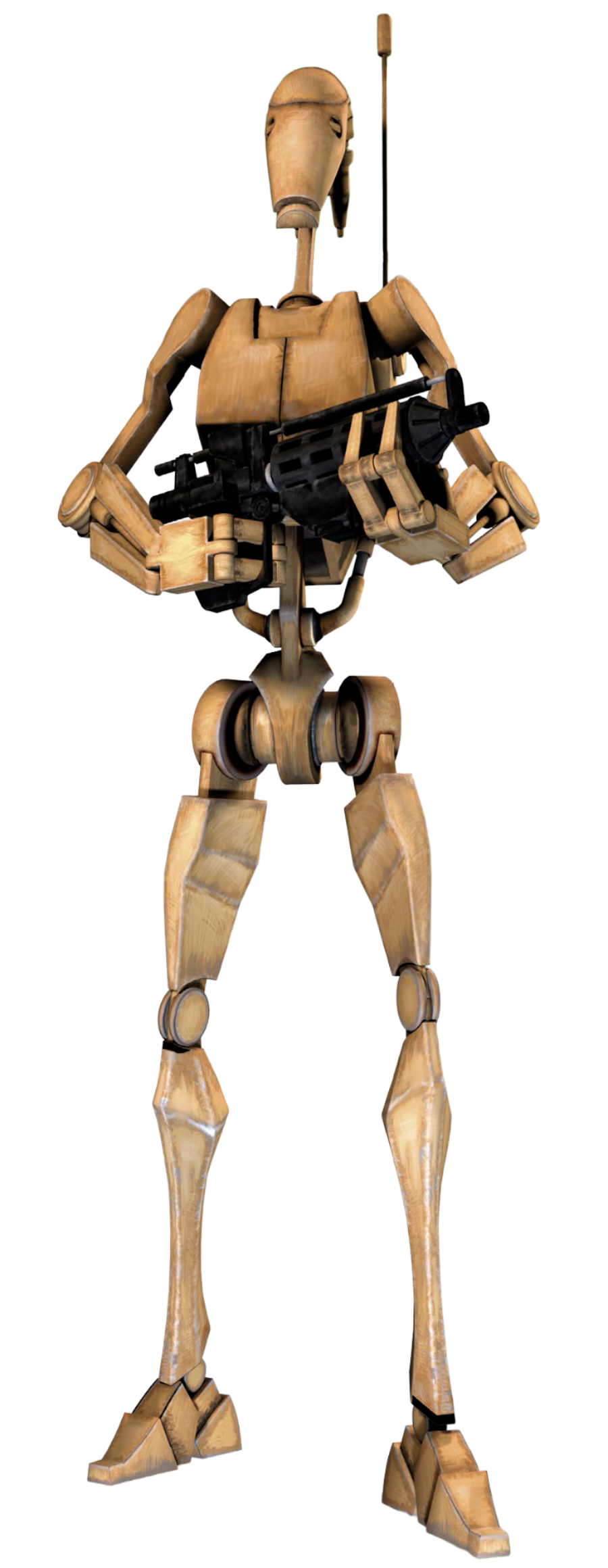 B1-series battle droids were fourth class droids