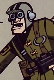 Unidentified criminal (striped helmet) appearance 