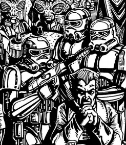 Erling Tredway is arrested by stormtroopers.