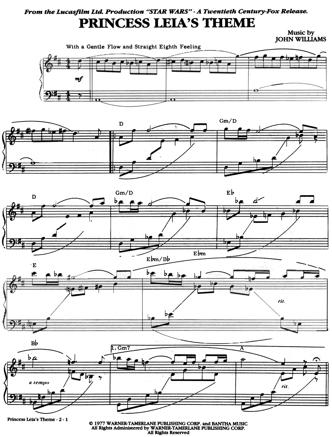 Duel of the Fates - Bb Trumpet Sheet Music 