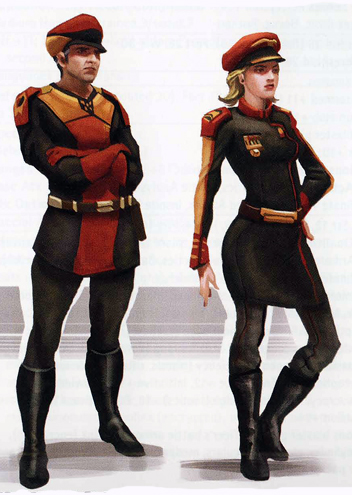 Republic officer's uniform appearance in Common Appearance