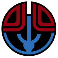 青/赤バージョンの部隊ロゴ