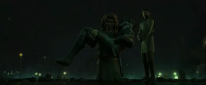 Joined by Obi-Wan Kenobi, Quinlan Vos returns Asajj Ventress to Dathomir, laying her to rest with her fallen sisters (The Tales of the Underworld visualization, pictured).