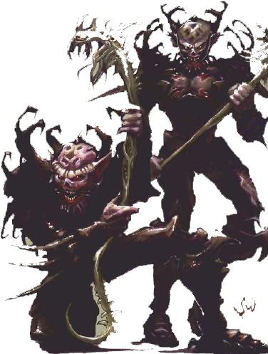 Two Yuuzhan Vong, members of the species that invaded the New Republic in 25 ABY.