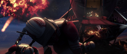 Separatist bombers destroy Commander Thorn's ships.
