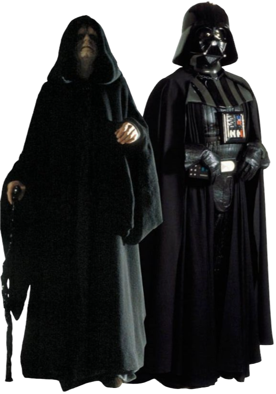 The Emperor and Darth Vader