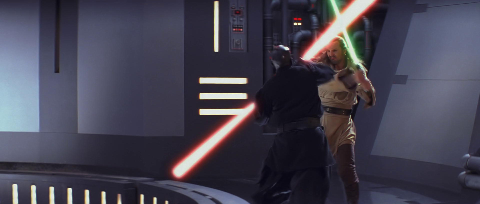 Maul and Qui Gon's Death  Star Wars: The Phantom Menace (1999) 