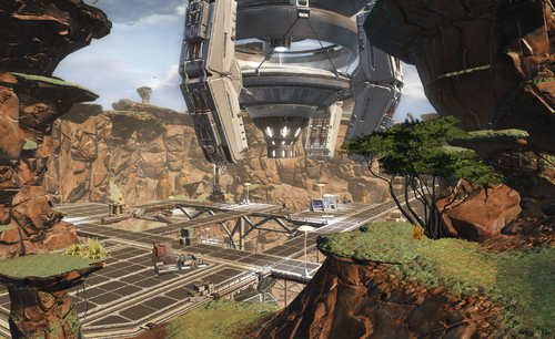 Abandoned mining mesa