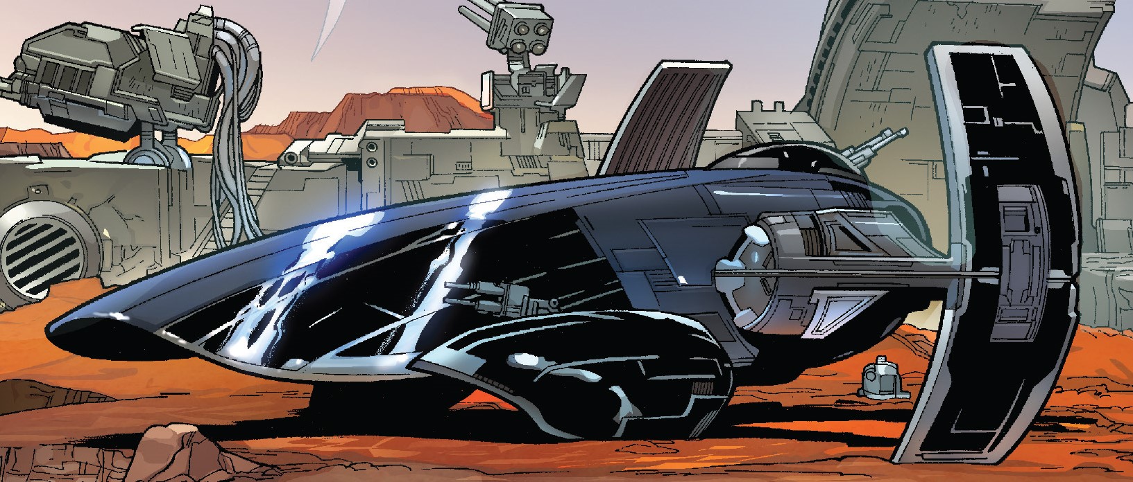 Vader's starship appearance in Common Appearance