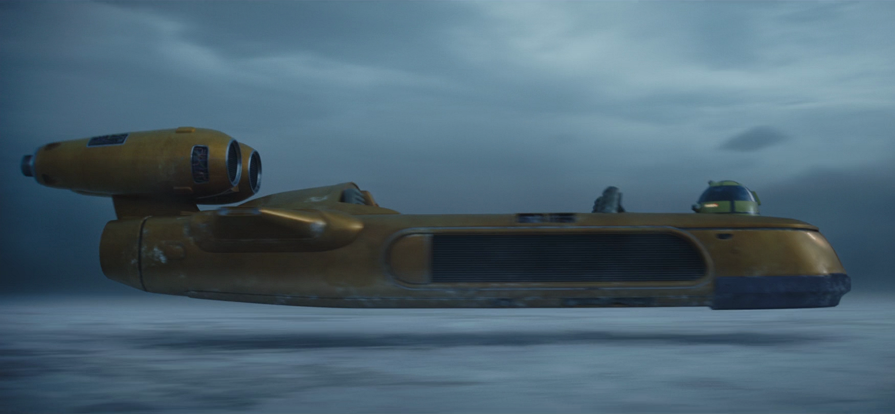 Unidentified landspeeder (droid) appearance 