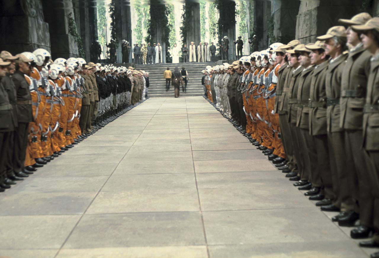 The Royal Award Ceremony that followed the Battle of Yavin