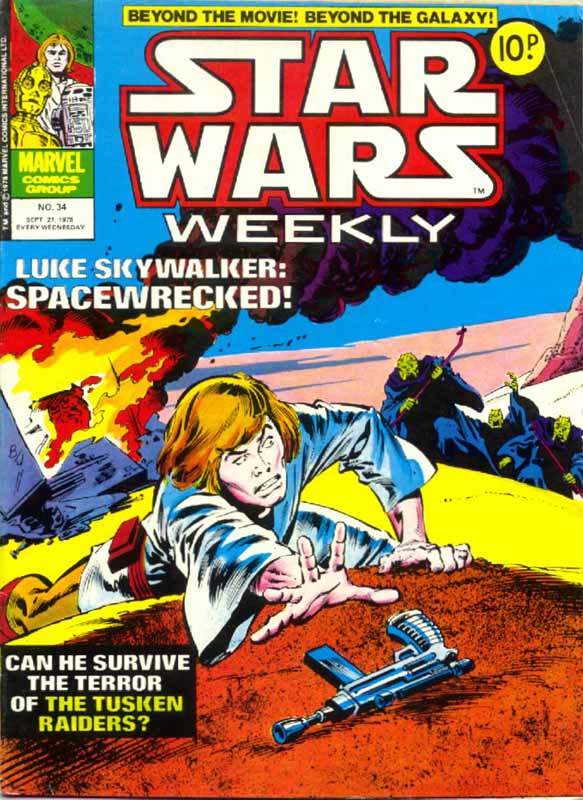 Star Wars Weekly 34 appearance in Common Appearance