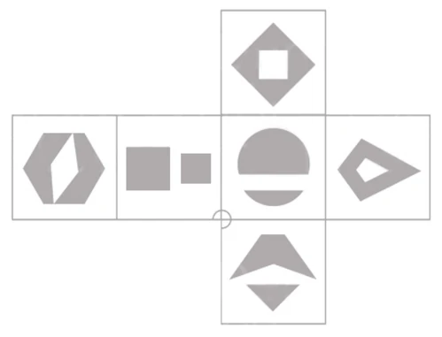 Spike dice template