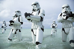 Stormtroopers are all wet