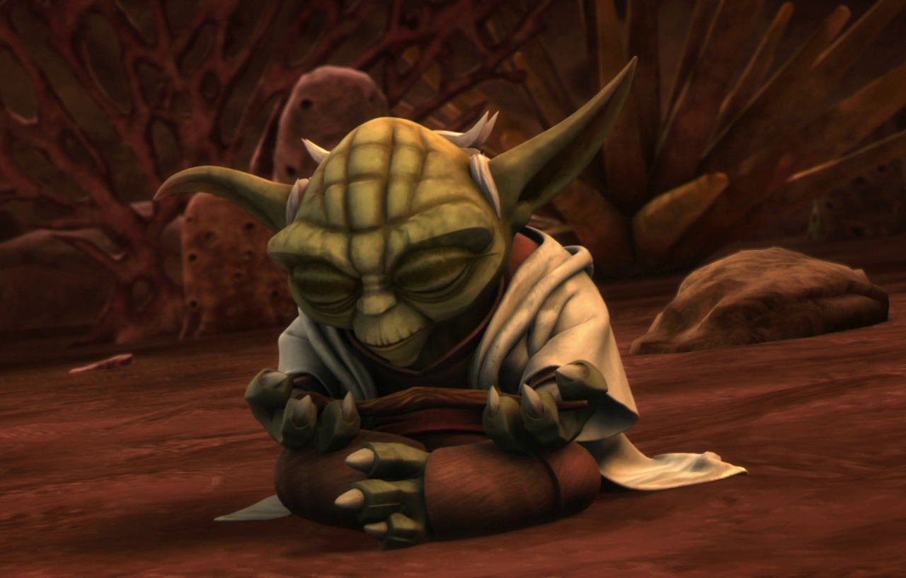 Yoda in a Serenity trance