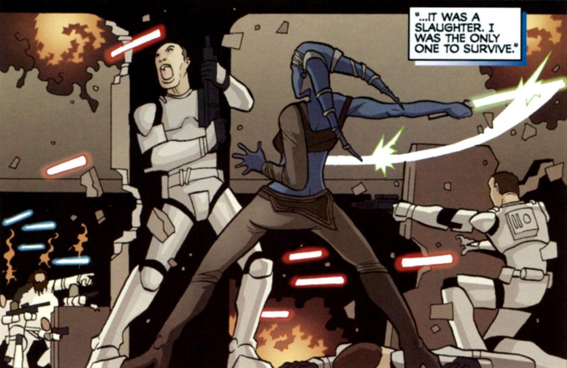 Skirmish in the Cavamina Minor cantina appearance in Common Appearance