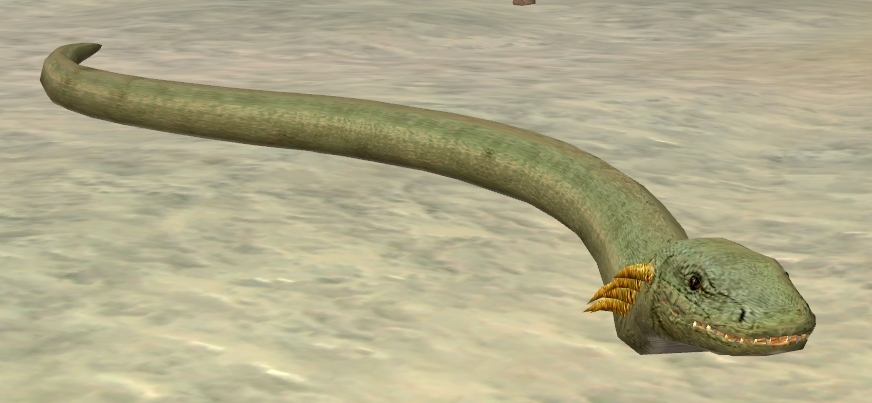 Spined snake appearance 