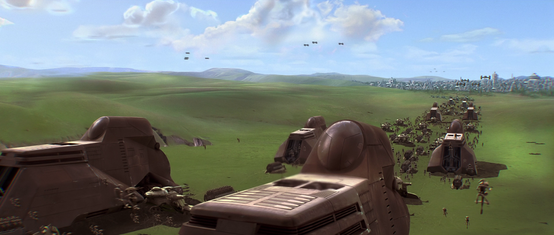 star wars multi troop transport droid carrier