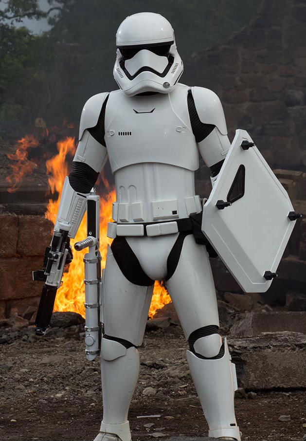 The division's riot control stormtrooper specialized in melee combat.