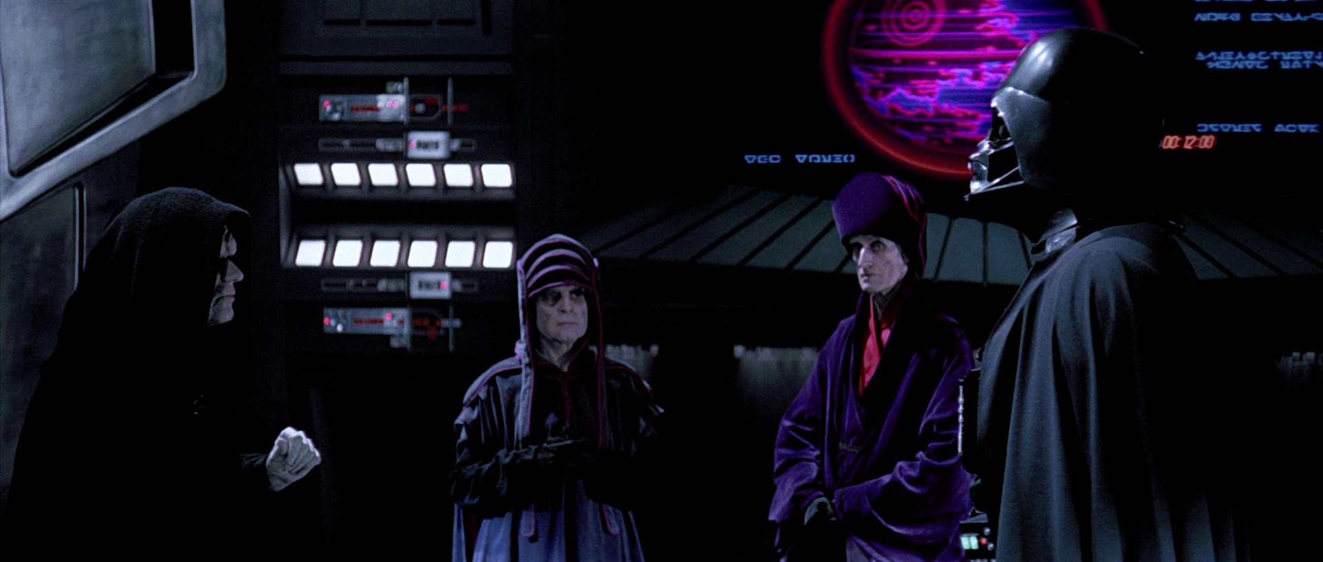 Janus Greejatus and Sim Aloo were among the six advisers who accompanied the Emperor on the second Death Star.