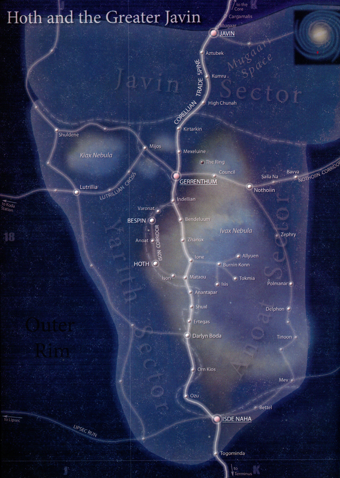 The Greater Javin, site of the Alliance's Echo Base on Hoth