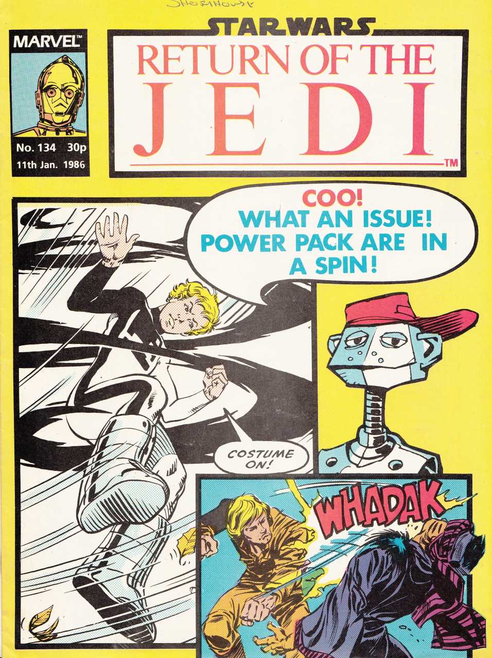 Return of the Jedi Weekly 134 appearance in Common Appearance