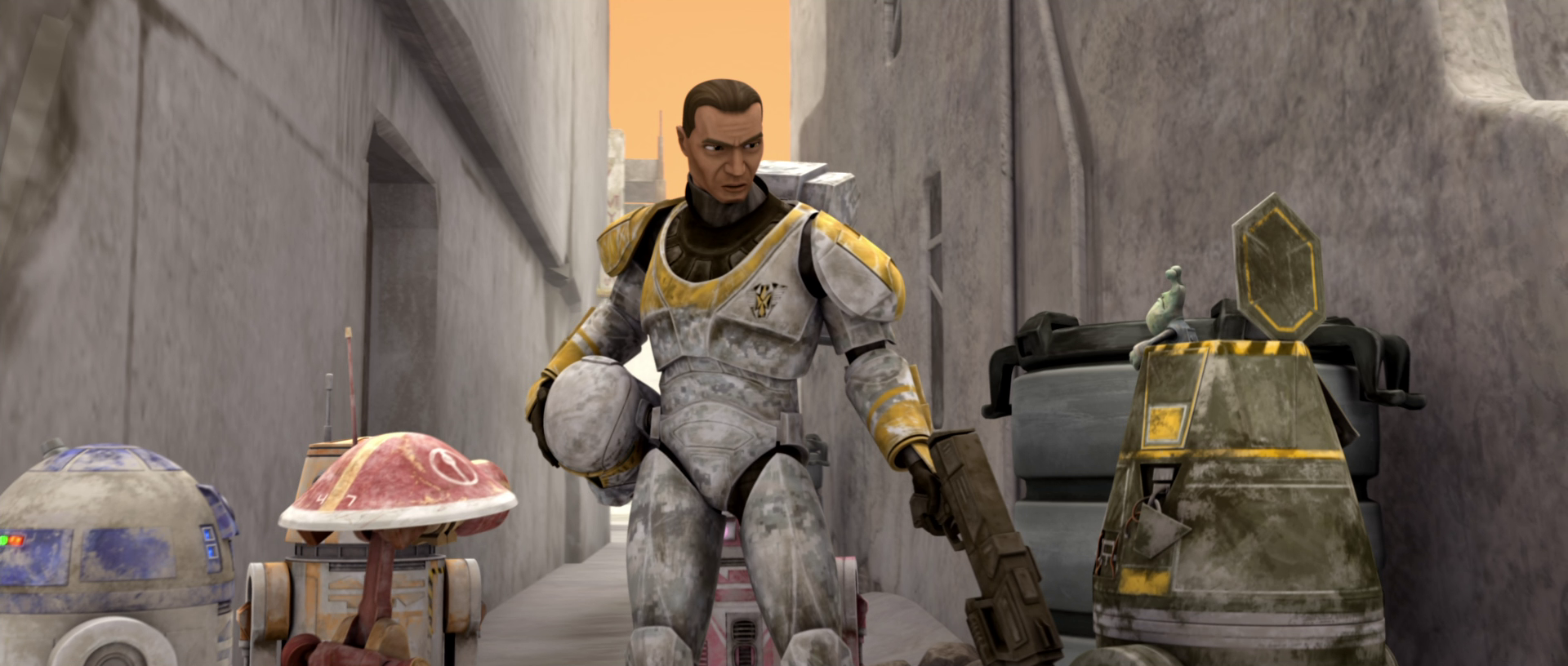 D-Squad enlisted the help of the clone commando, Gregor