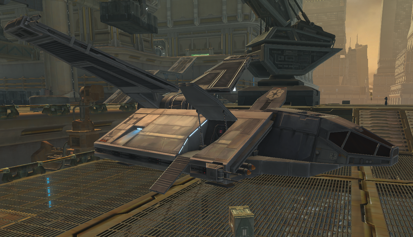 Imperial assault shuttle appearance 