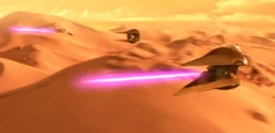 Nantex-class Starfighters tijdens de Battle of Geonosis