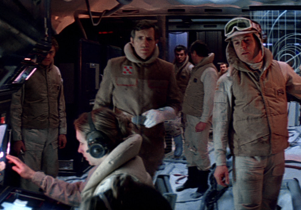 Navander (center right) was stationed in Echo Base under the command of Carlist Rieekan.