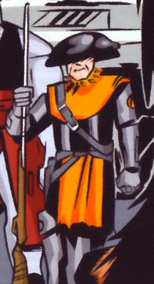 A figure in Taloron Hunter armor appears in Star Wars Adventures Volume 1.