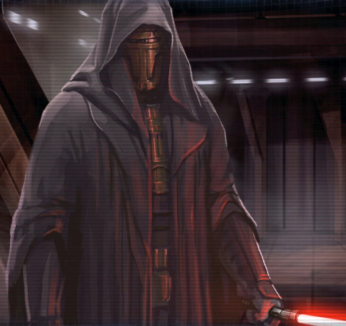 Darth Revan (pictured) created his Sith Holocron during the Jedi Civil War.