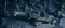 A citizens' fleet was gathered by Lando Calrissian and Chewbacca and reinforced the Resistance at Exegol.