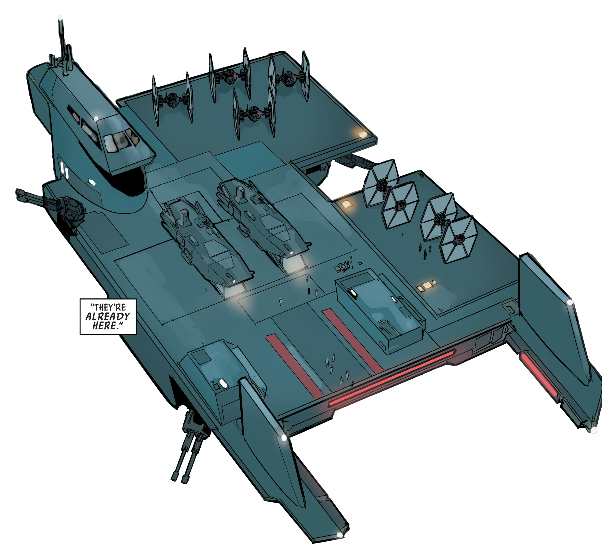 First Order landing platform appearance in Common Appearance