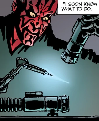 darth maul legacy lightsaber