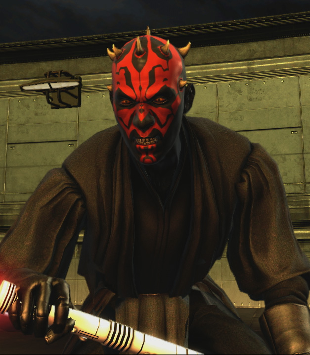 PROXY running his Darth Maul program during his duel to the death with Marek