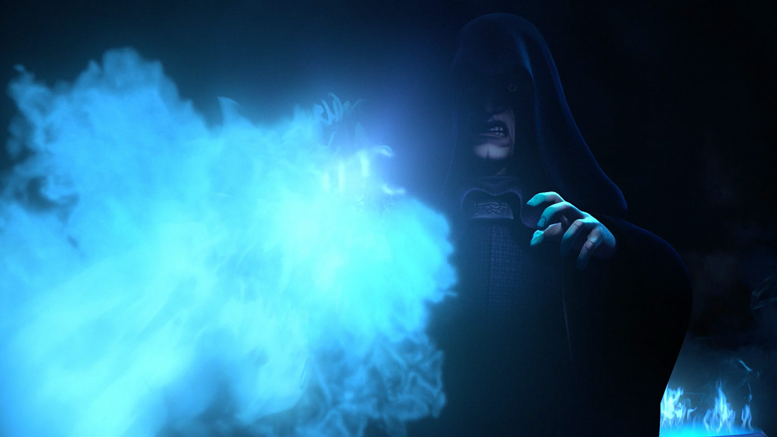 Sidious attempting to enter the World Between Worlds