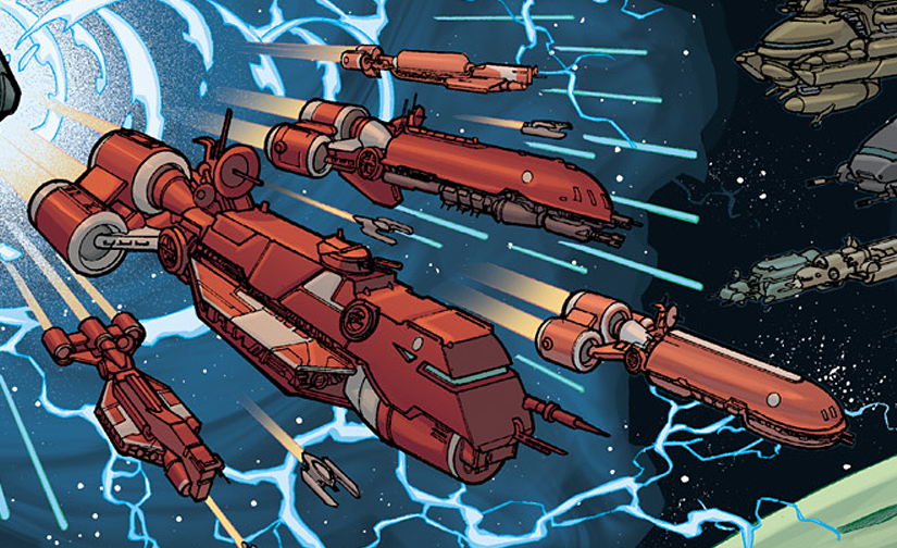 Modified CSS-1's participating in the Stark Hyperspace War