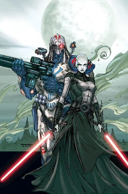 Ventress and Durge's first appearance on Ohma-D'un