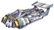 Silver Speeder - X-X Landspeeder