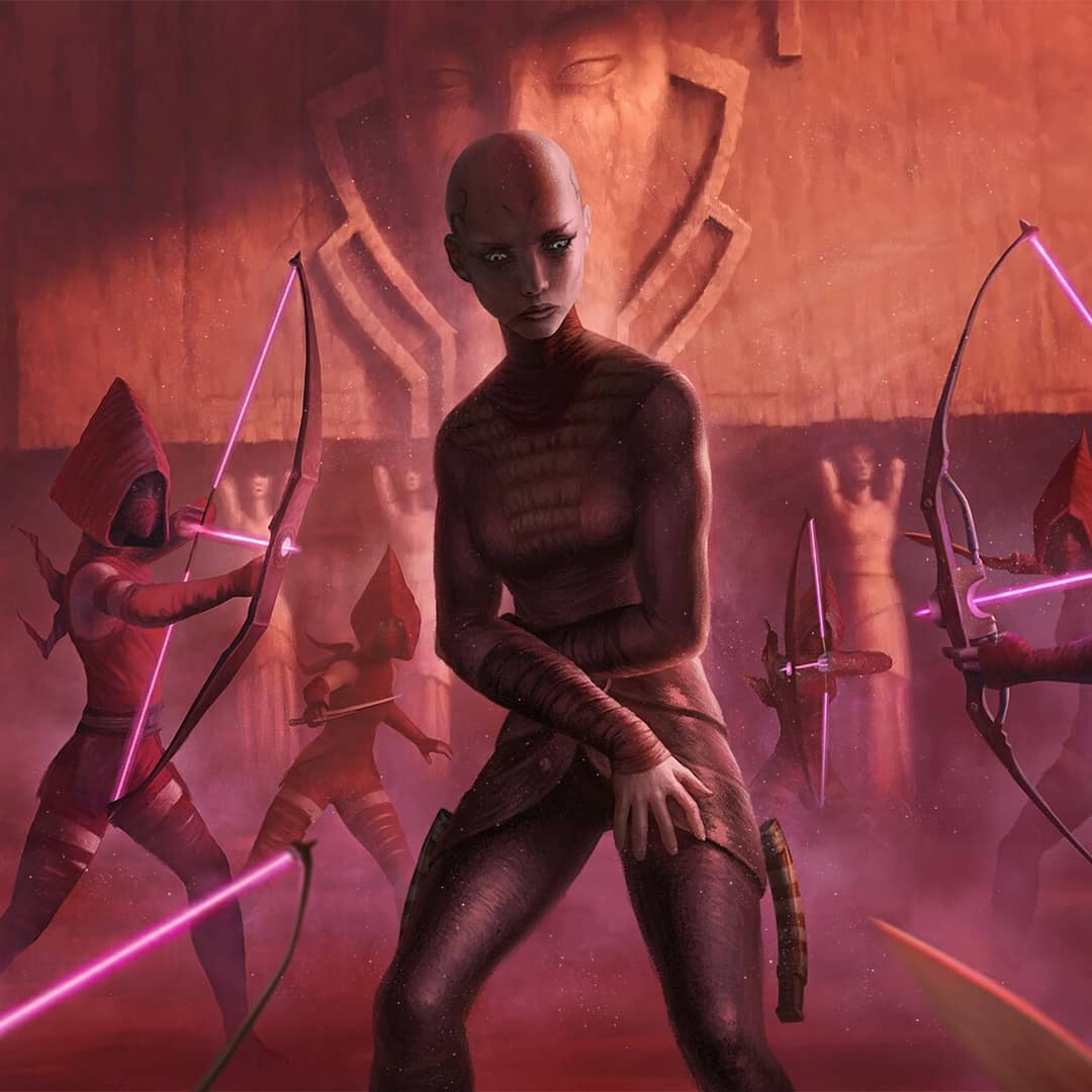 Betrayed by Dooku, Asajj Ventress returns to her homeworld of Dathomir.