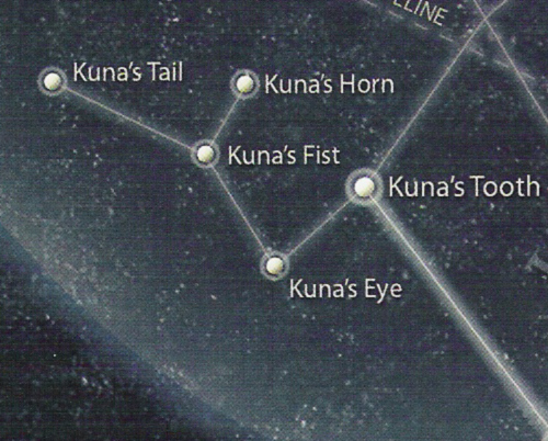 Kuna constellation appearance in Common Appearance