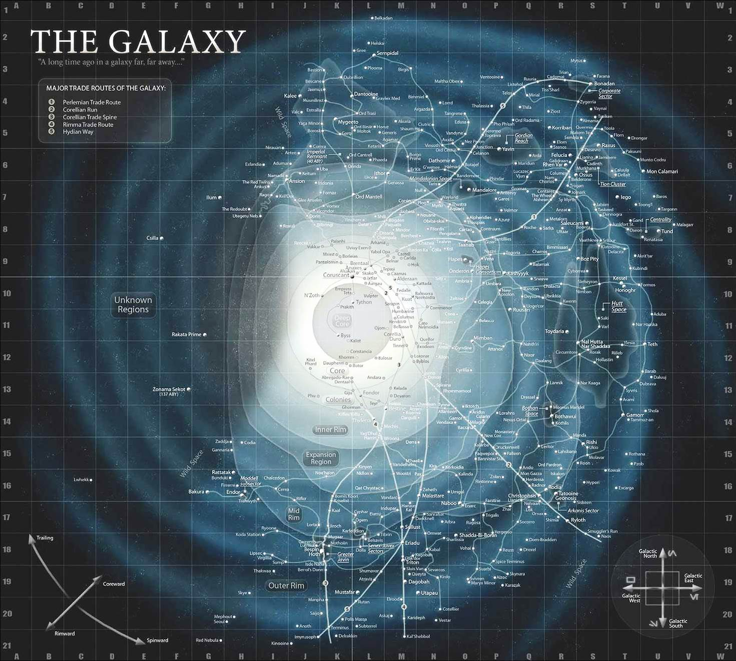 The galaxy, Wookieepedia