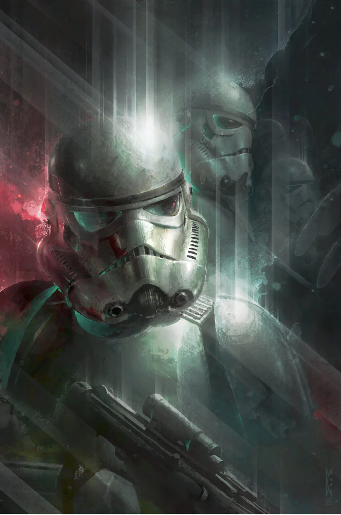 Imperial stormtroopers (pictured) under Admiral Rae Sloane ambushed Sinjir Rath Velus and his allies.