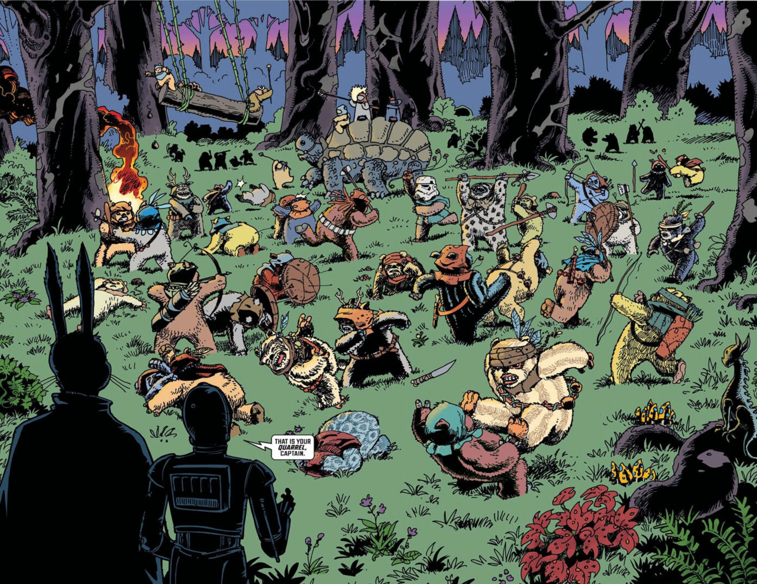 Ewok Civil War appearance in Common Appearance