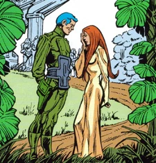 Ulric Tagge with his sister Domina.