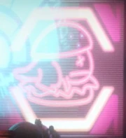 ブラーグ・バーガーの広告