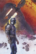 Jango Fett virgin variant cover by Alex Maleev